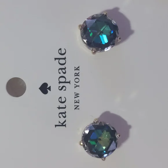 Kate Spade Blue Cubic Zirconia Earrings - Picture 3 of 4